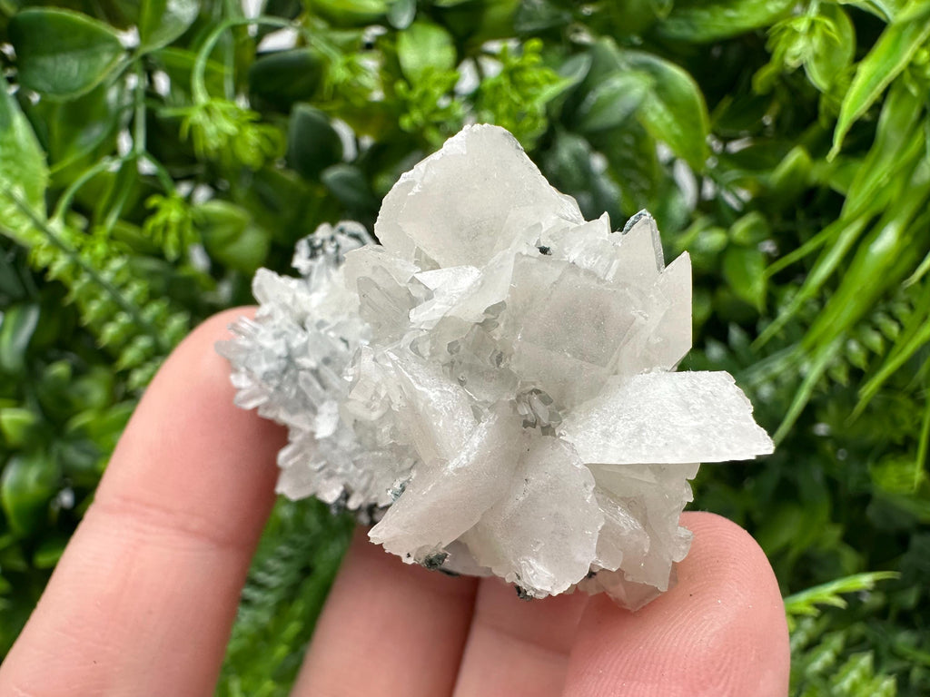 Quartz Calcite on Chlorite Matrix, Borieva Mine Mineral Specimen