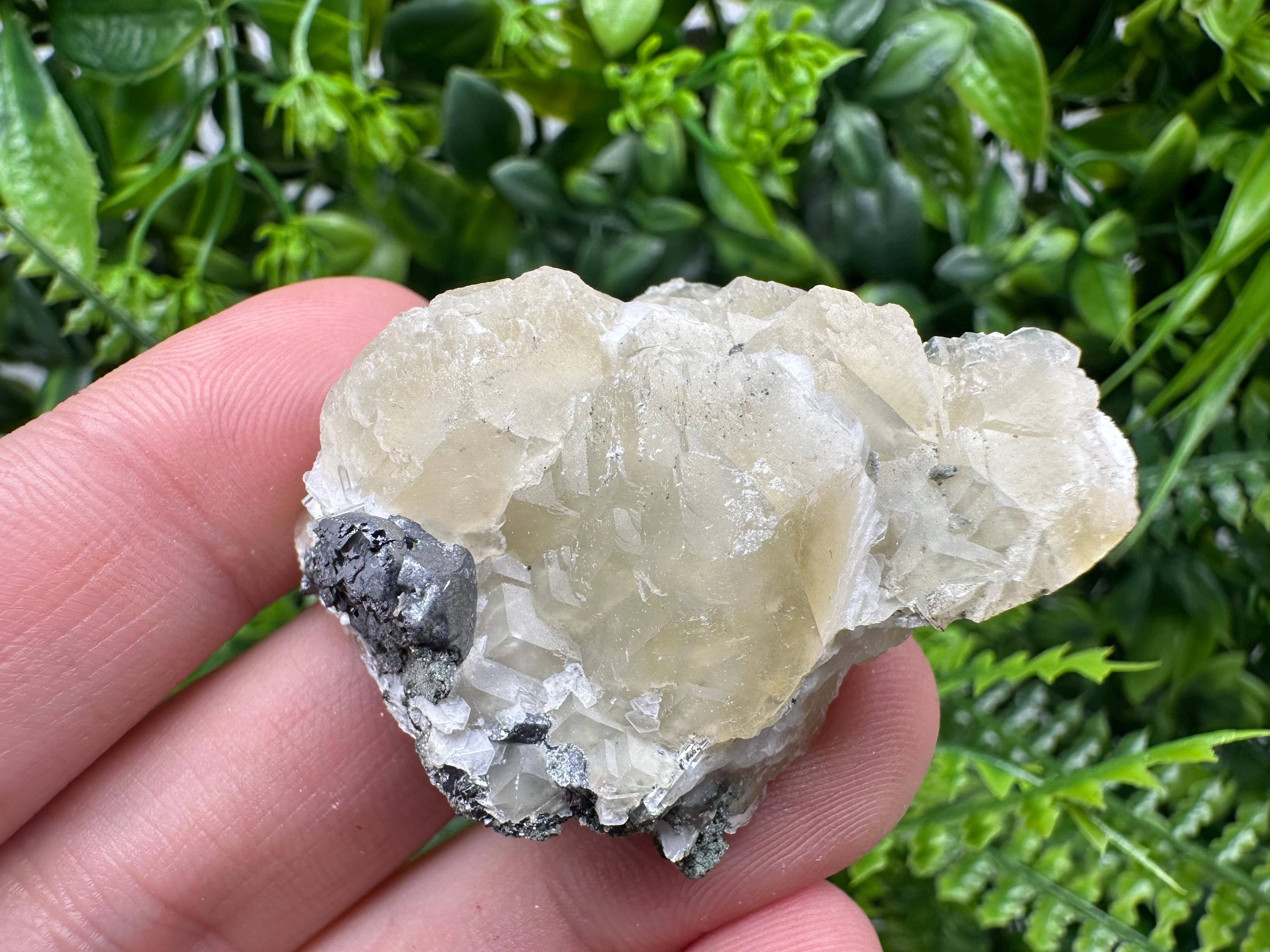 Natural Calcite Cluster: Bulgarian Mineral Specimen, Home Decor Stone