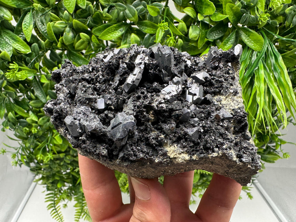 Galena Spinel on Sphalerite, Borieva Mine Mineral Specimen, Bulgaria