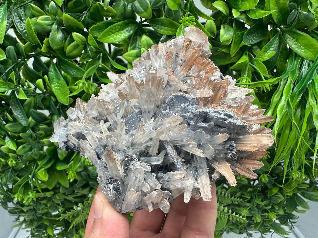 Galena Sphalerite Quartz Calcite Mineral Specimen: Krushev Dol Mine, Bulgaria