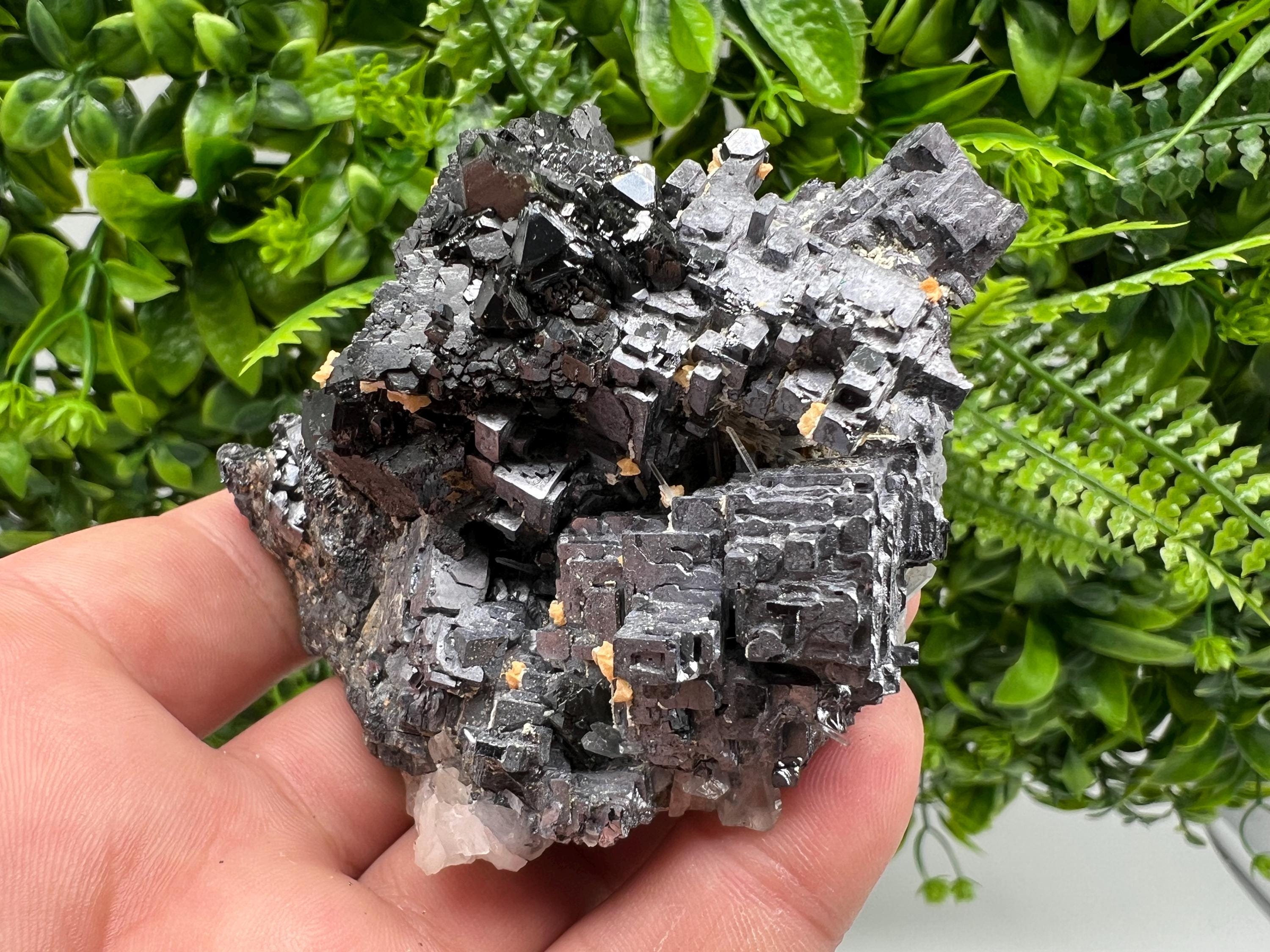 Collected Skeletal GALENA whit Sphalerite from Krushev dol mine,Madan,Bulgaria,natural,collectible mineral specimen home decor stone,gift