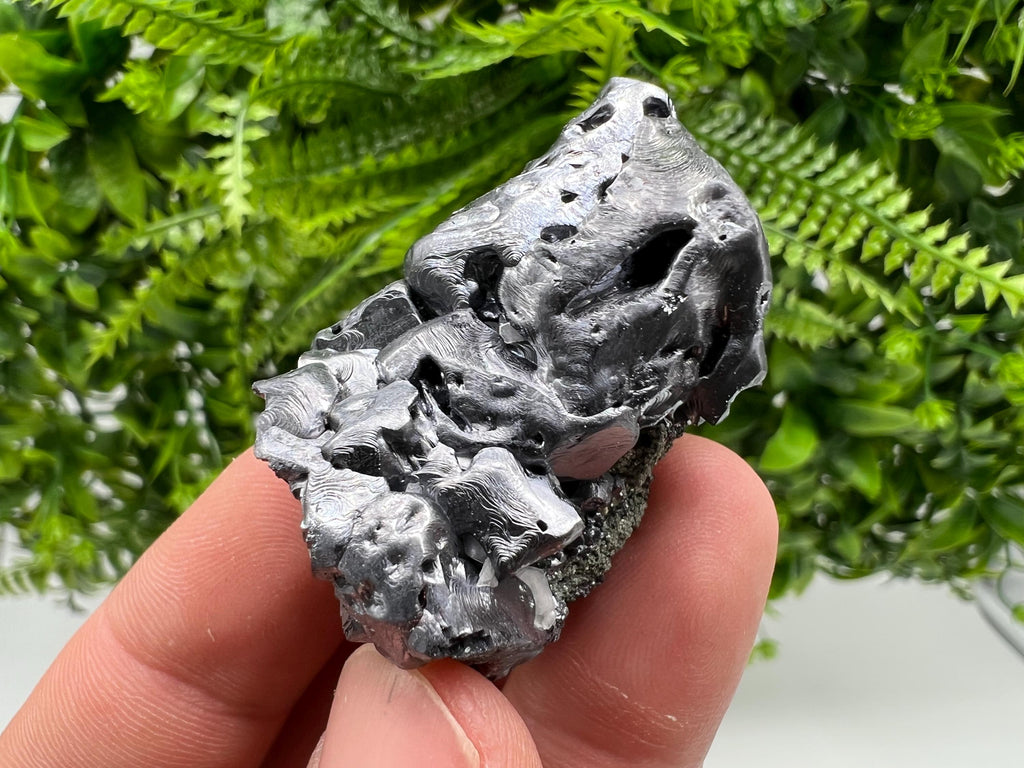 Skeletal Galena on Quartz, Bulgaria Mineral Specimen