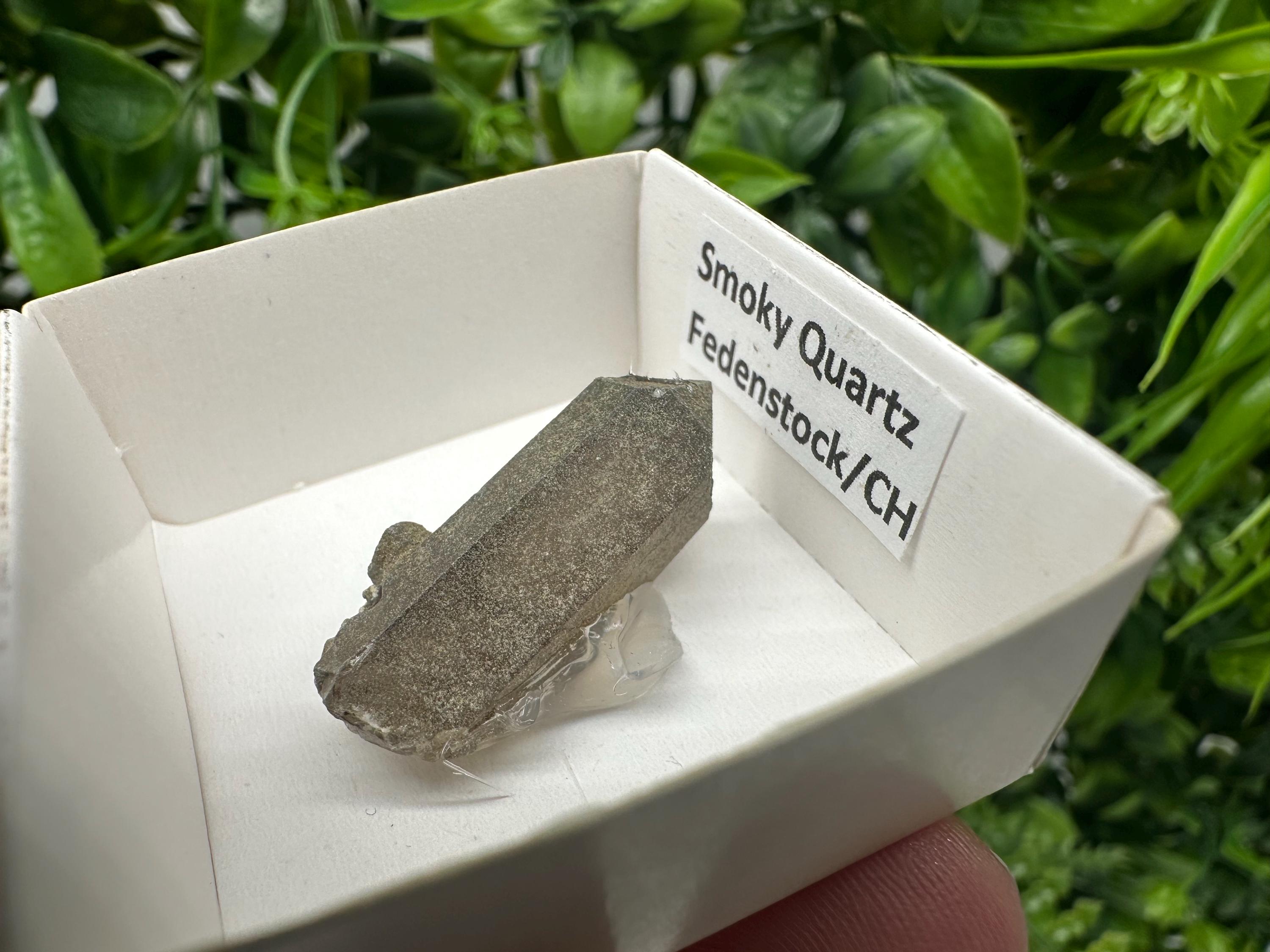 Rare Smoky Quartz Point, Fedenstock Switzerland, Mineral Specimen (30 MM)