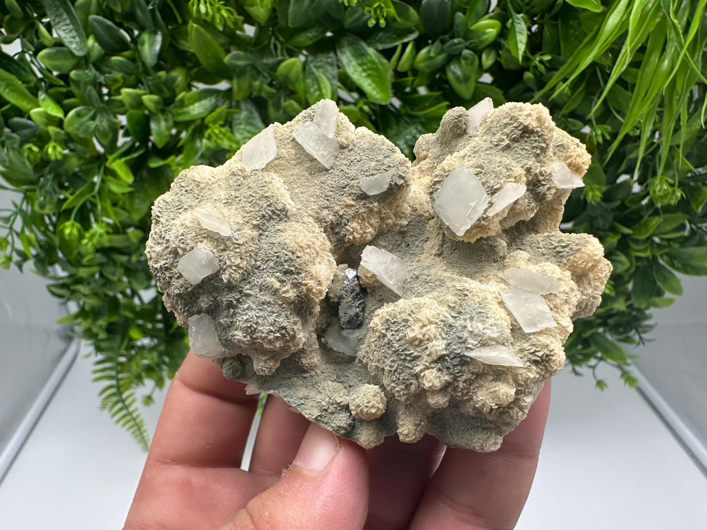 Calcite on Aragonite Mineral Specimen: Borieva Mine, Bulgaria