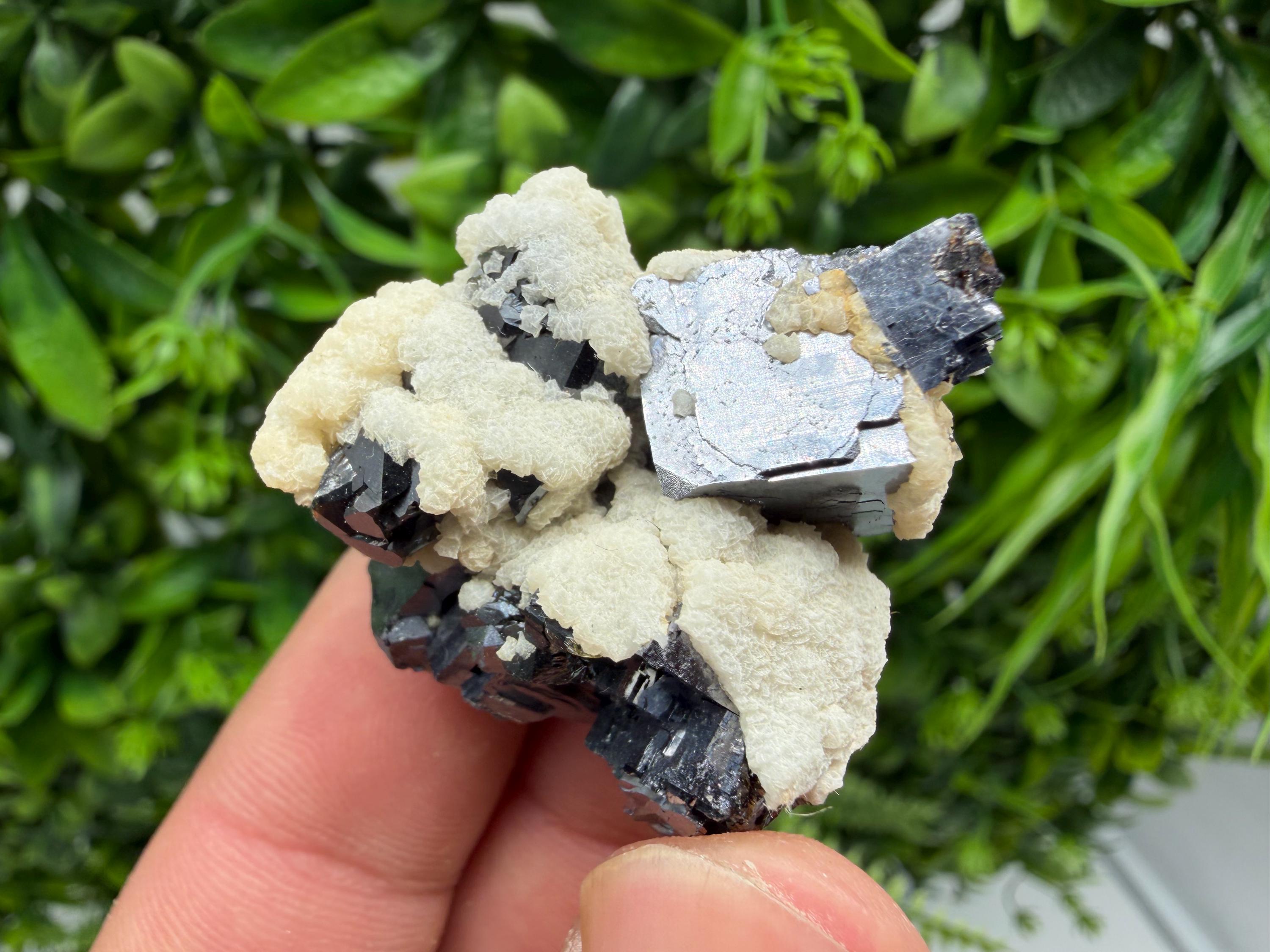 Amazing Galena spinel law on Quartz whit Siderite,from Krushev dol mine,Bulgaria,natural,collection mineral specimen,home decor crystal,souv