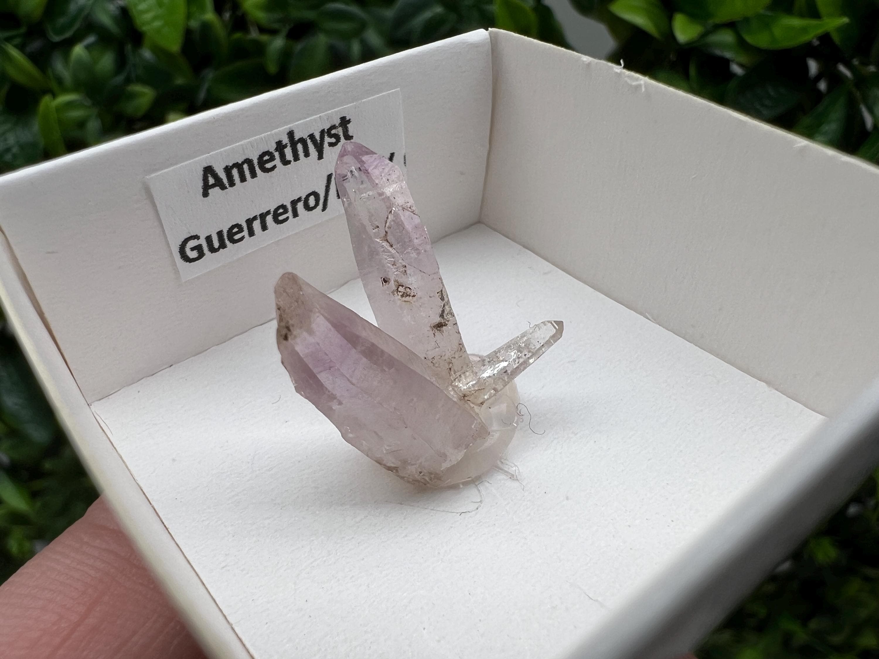 Mexican Amethyst Mineral Specimen, Glued Spikes