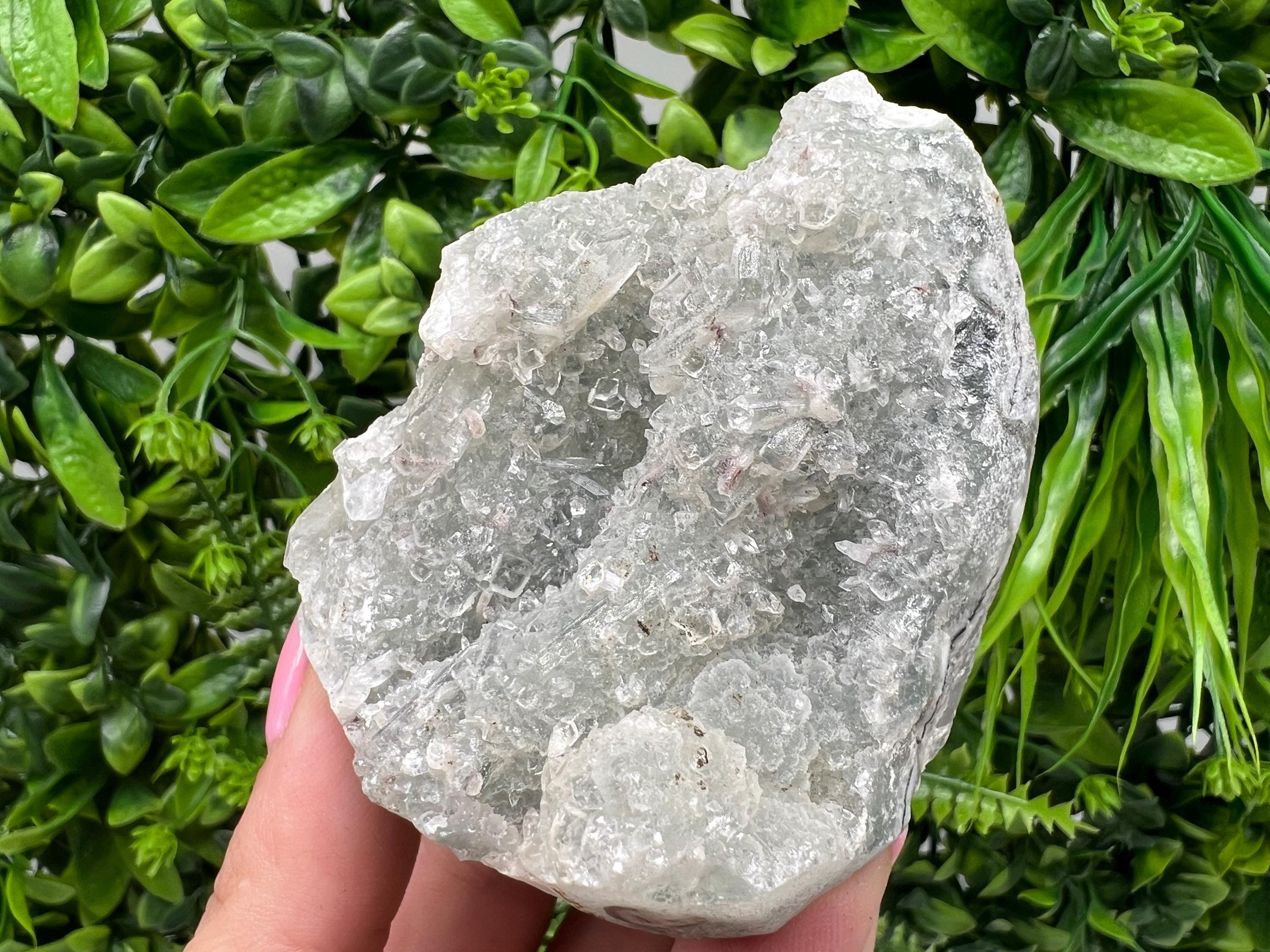 Natural Chalcedony Specimen, India Crystals, Home Decor