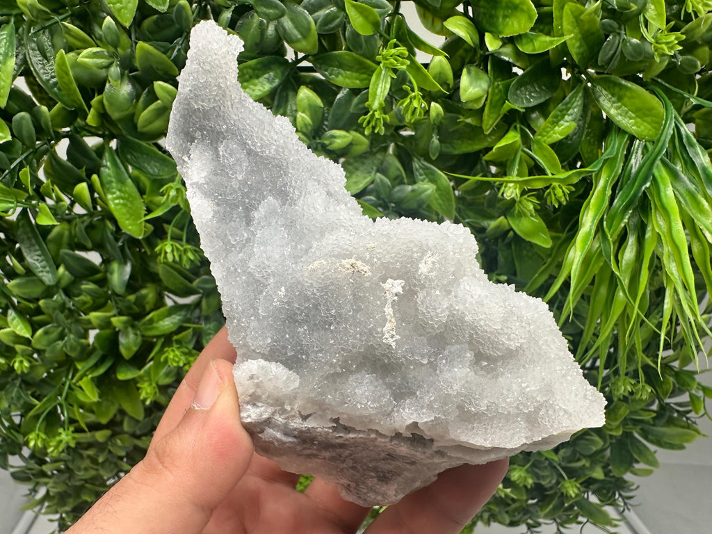 Chlorite Included Quartz Chalcedony Mineral Specimen, Bulgaria