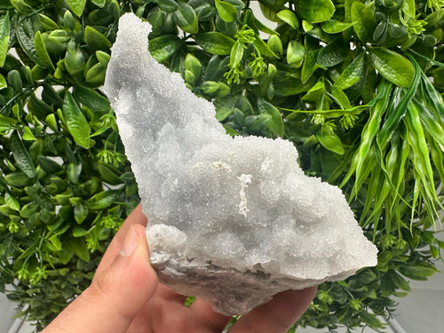 Chlorite Included Quartz Chalcedony Mineral Specimen, Bulgaria