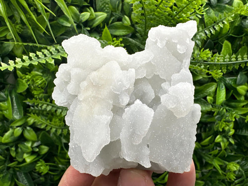 Chlorite Quartz Cluster, Chalcedony Mineral Specimen