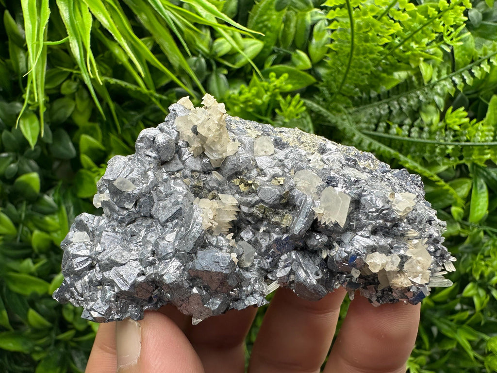 Galena Spinel with Quartz Calcite, Borieva Bulgaria Mineral Specimen