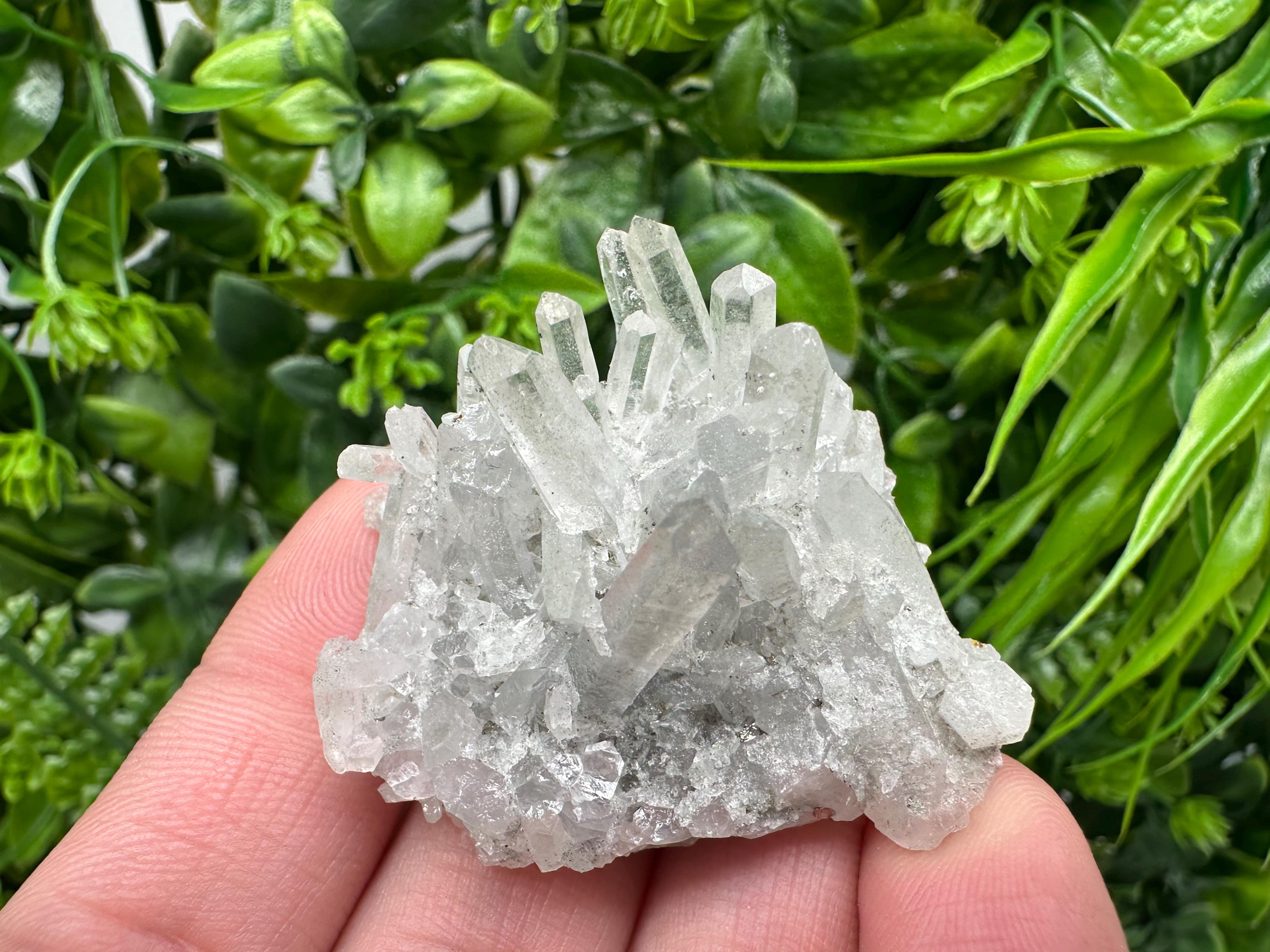 Pyrite on Green Quartz, Bulgaria Mineral Specimen, Home Decor Stone