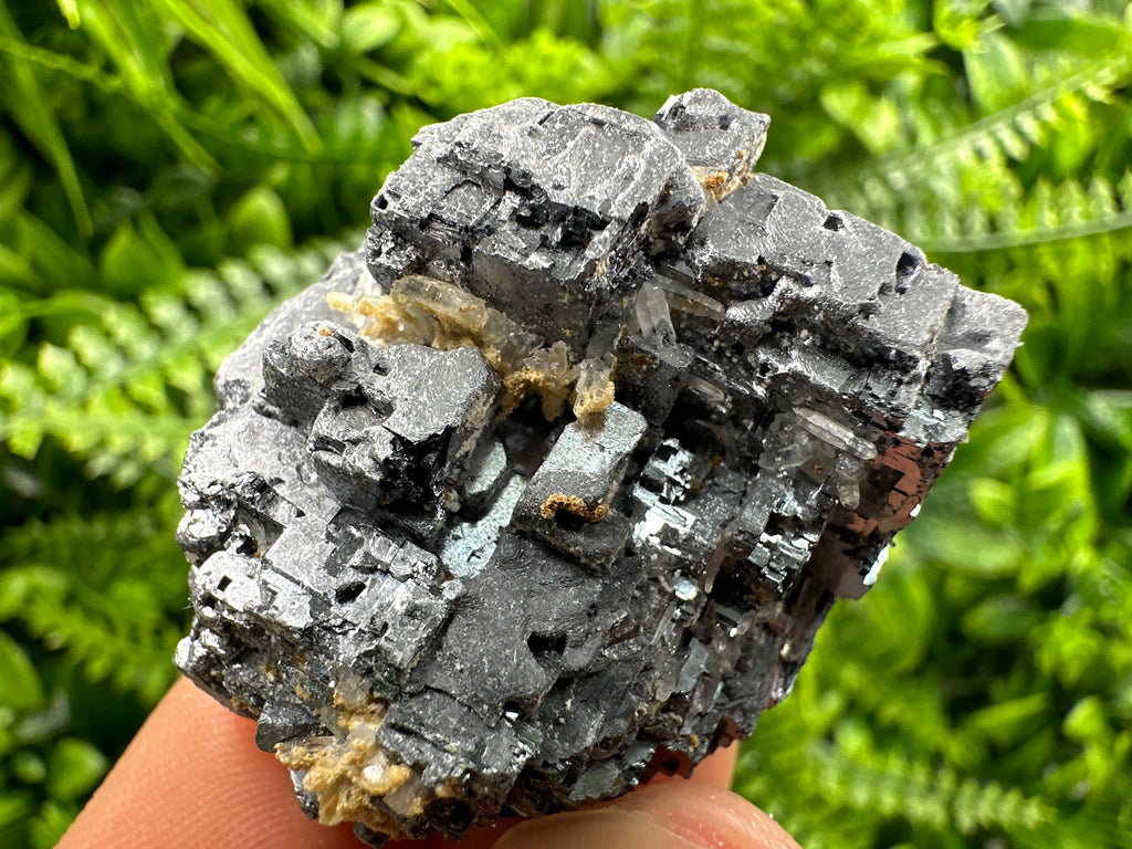 Natural Shiny Galena Cluster, Mineral Specimen, Bulgaria