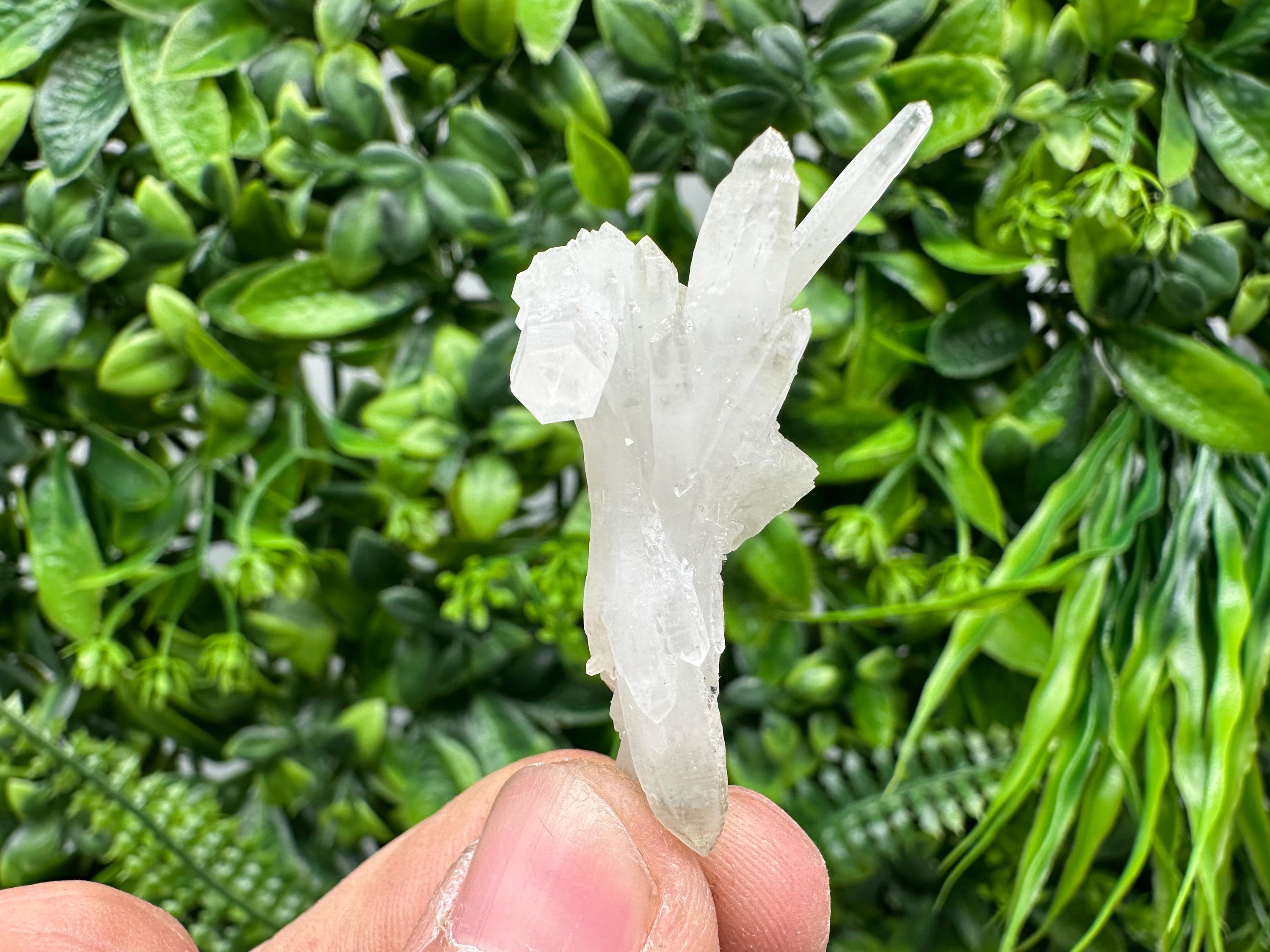Quartz Limonite Crystal Specimen, Iron Oxide Mineral Decor