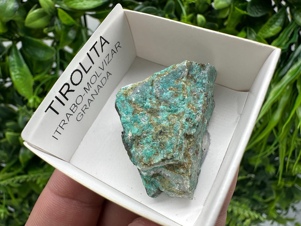 Rare Raw Tirolite Specimen: Granada Spain Mineral Collection