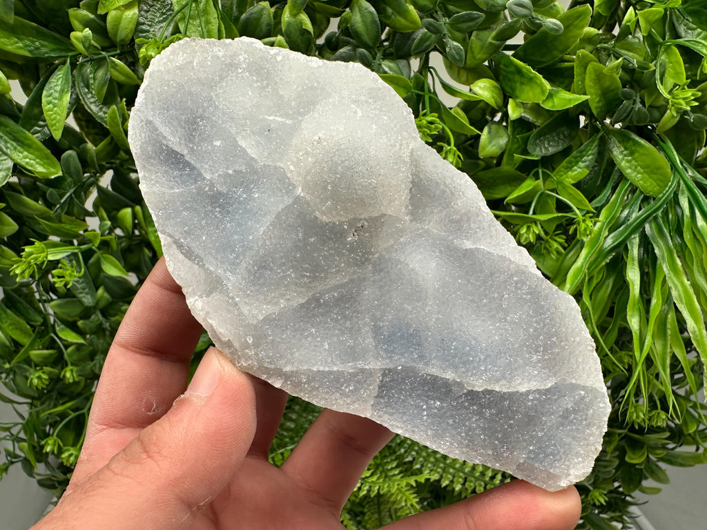 Natural Chalcedony Specimen, India Crystals, Home Decor