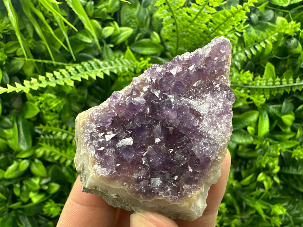 Purple Amethyst Crystal from Uruguay: Natural Home Decor (7/6/3)