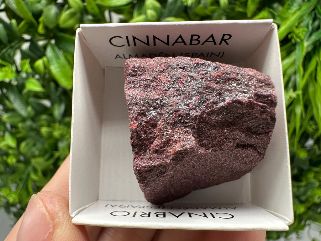 Red Cinnabar Crystal Specimen: Almaden Mines, Spain - Chakra Stone
