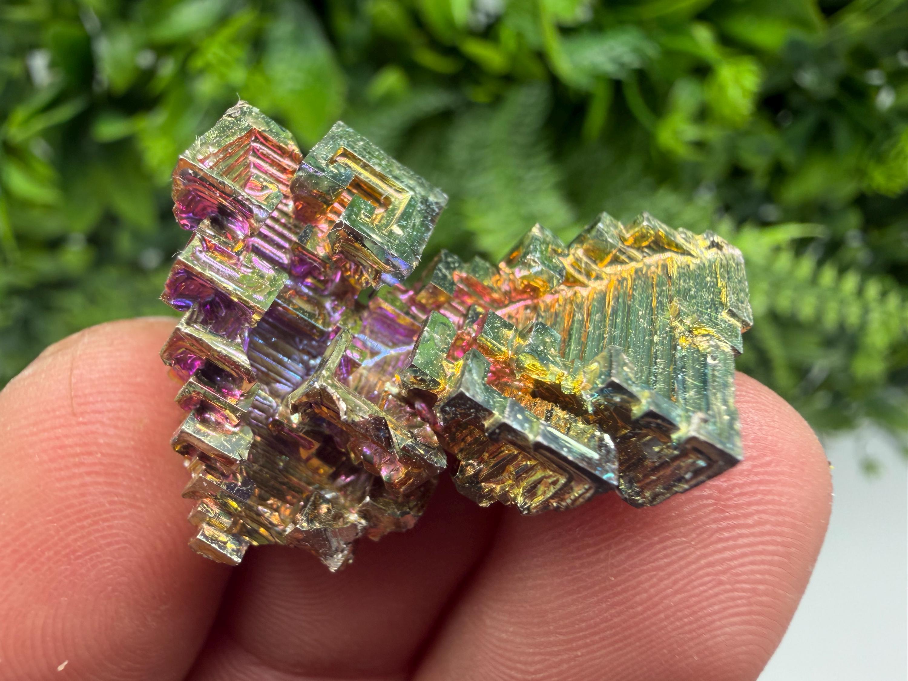 Rainbow Bismuth Crystal: Rare Gemstone Specimen,wholesale Bismuth