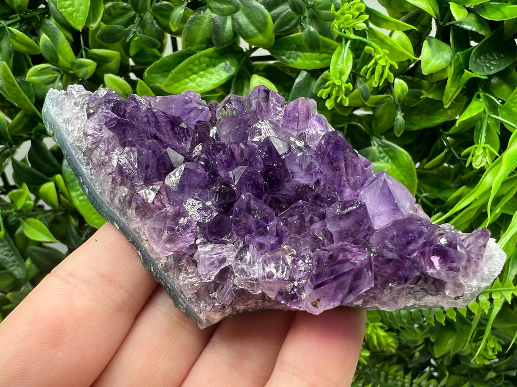 Purple Amethyst Crystal from Uruguay: Natural Energy Decor