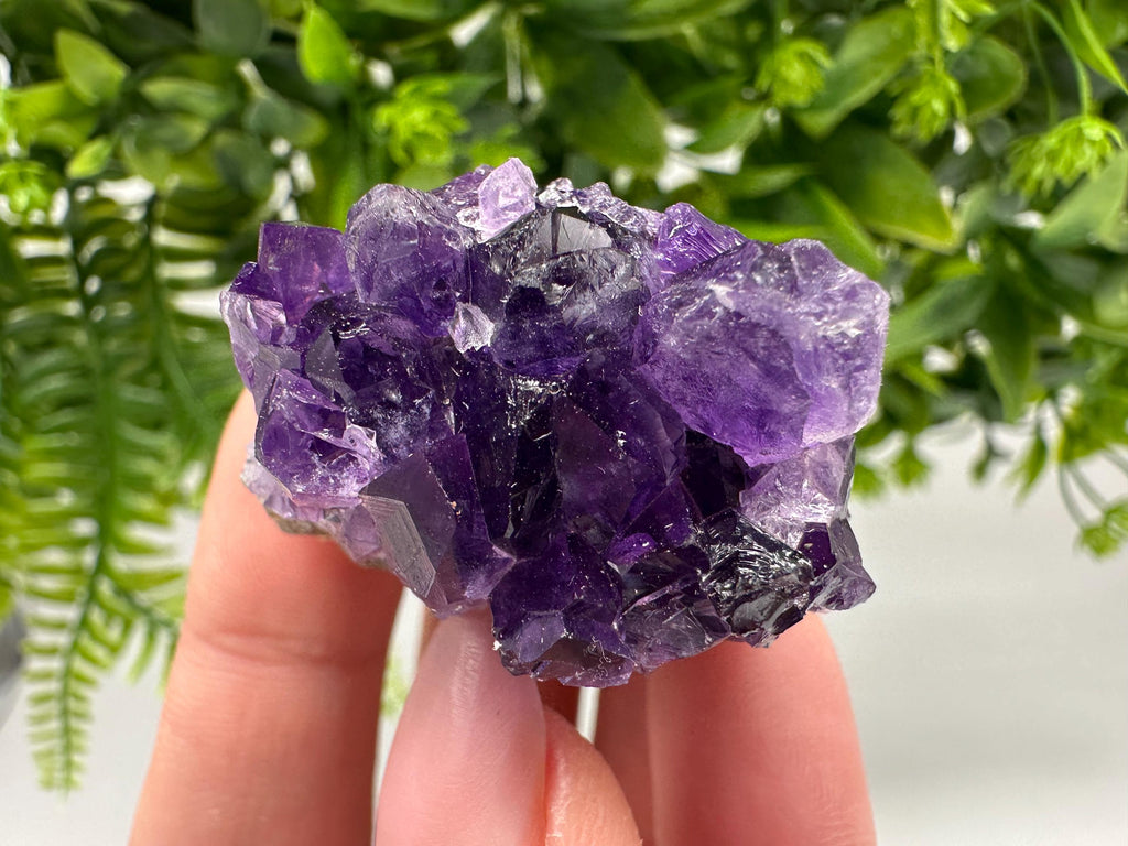 Uruguay Amethyst Crystal: Purple Quartz Home Decor, Energy Stone