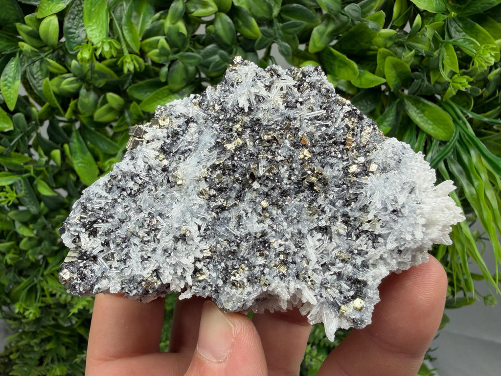 Pyrite Sphalerite Quartz  Mineral Specimen, Krushev dol Mine