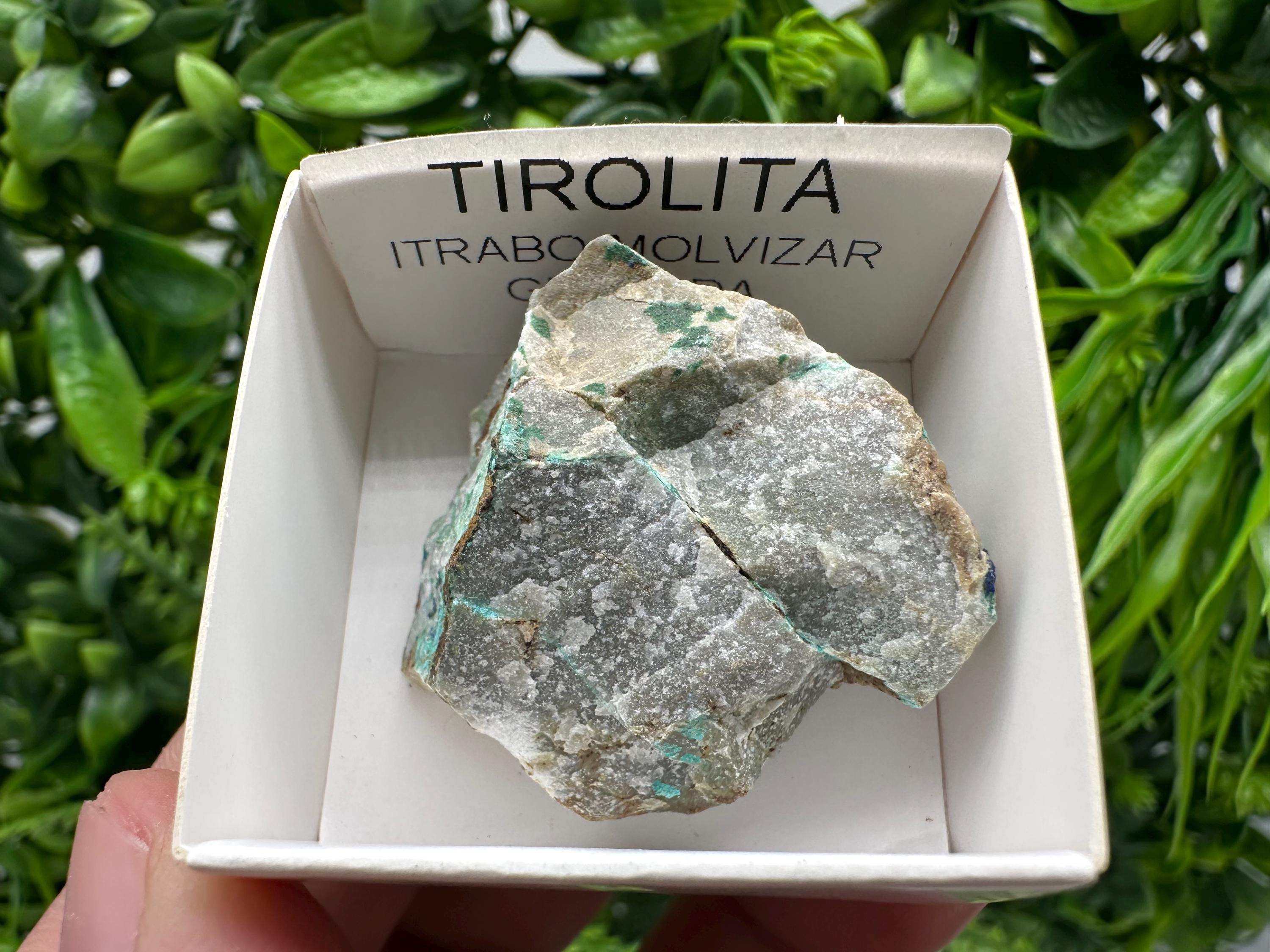 Rare Raw Tirolite Mineral Specimen: Granada Spain Crystal Collection