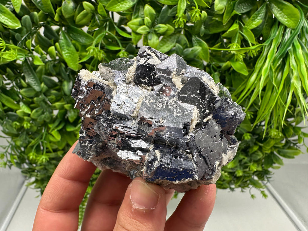 Rare Galena Cubes, Marzyan Mine Mineral Specimen, Bulgaria
