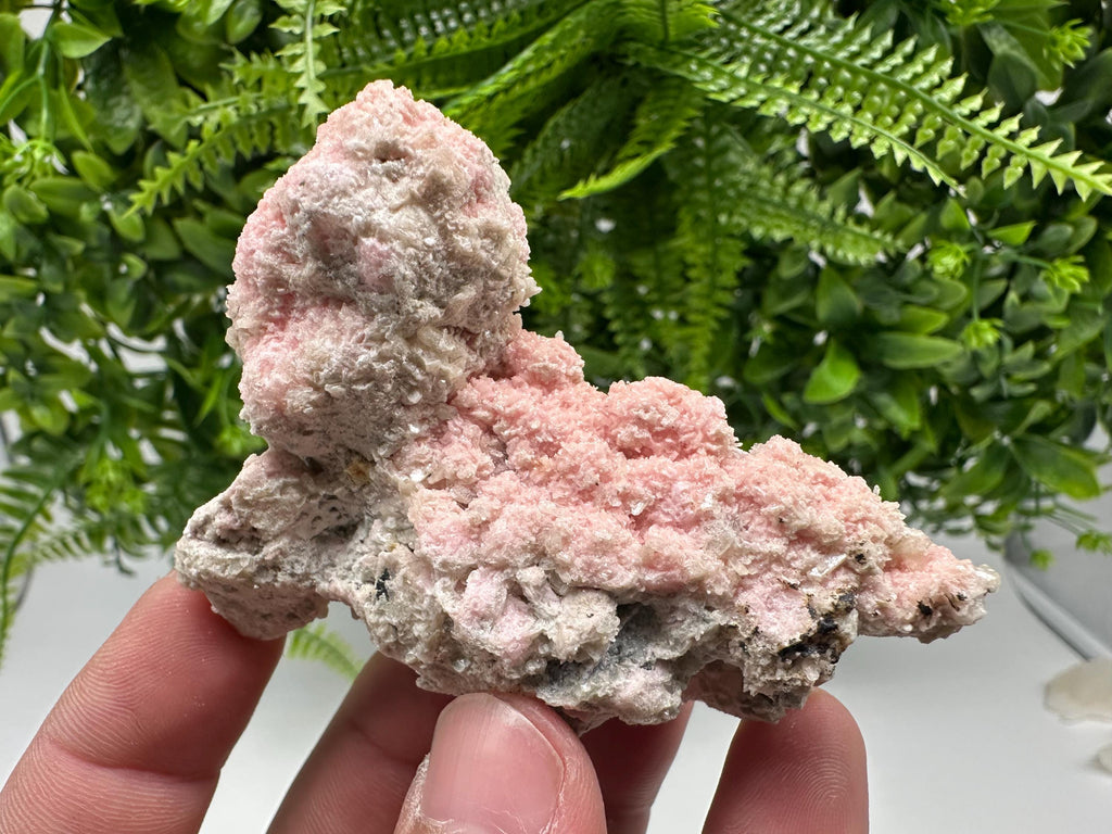 Pink Rhodochrosite Crystal: Starnica Mine, Bulgaria - Home Decor Stone