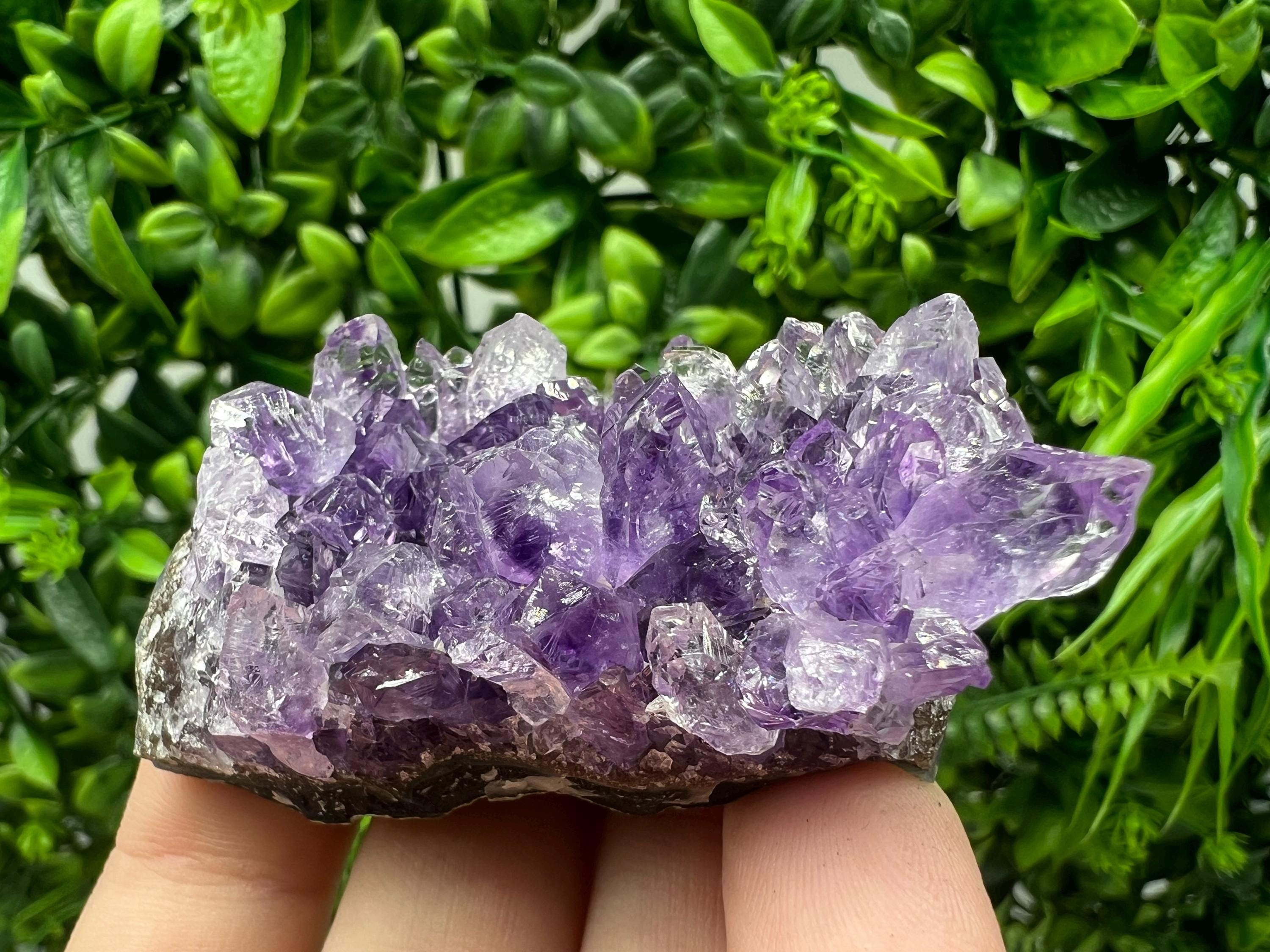 Uruguay Amethyst Crystal: Purple Quartz, Home Decor, Energy Stone