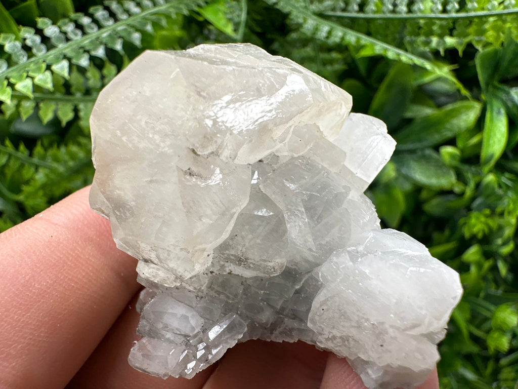 Spanish Calcite Mineral Specimen with Yellow Fluorite