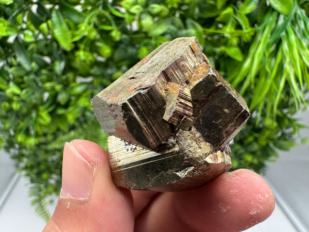 Wonderful Rainbow Pyrite whit Calcite,natural minerals souvenir Crystal,collection stone,rare minerals,home decor,Borieva Bulgaria