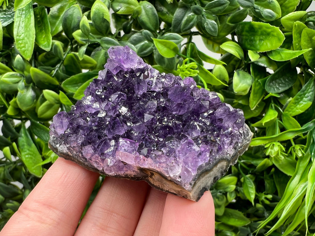 Uruguay Amethyst Crystal: Purple Quartz Home Decor, Energy Stone
