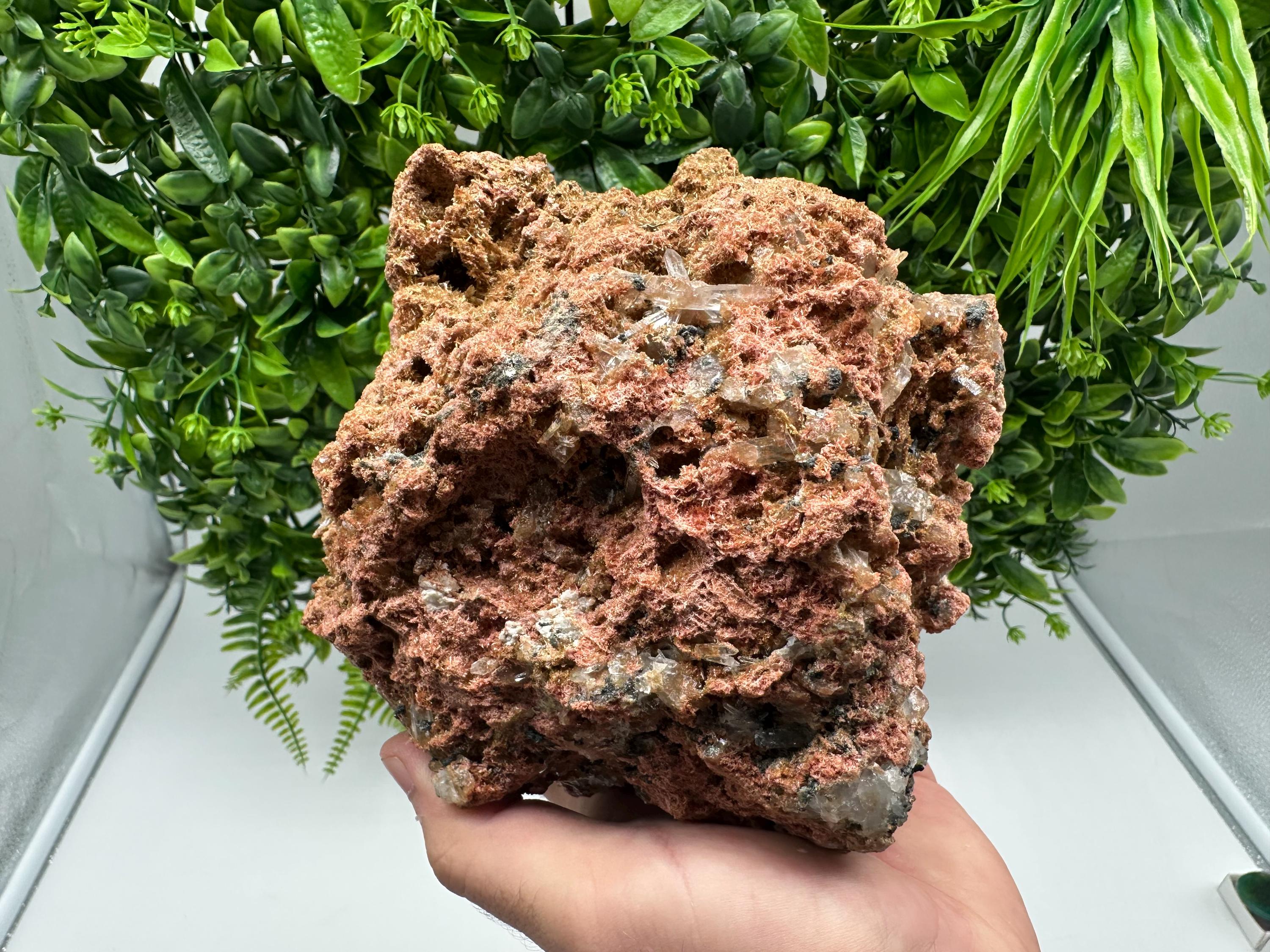 Quartz with Hematite & Iron Oxide: Collectible Mineral Specimen, 9th September Mine