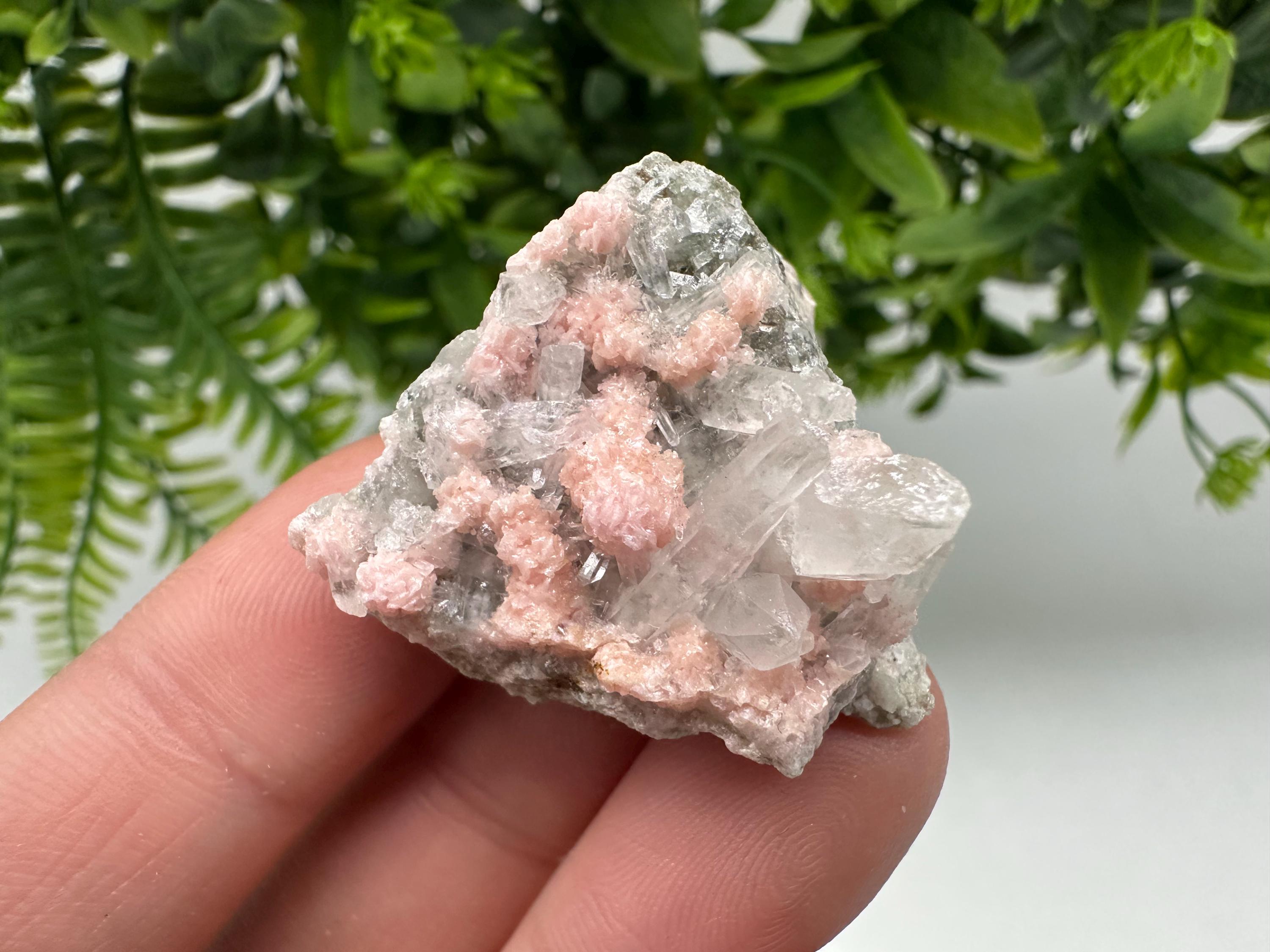 Pink Rhodochrosite Crystal: Starnica Mine, Bulgaria, Home Decor