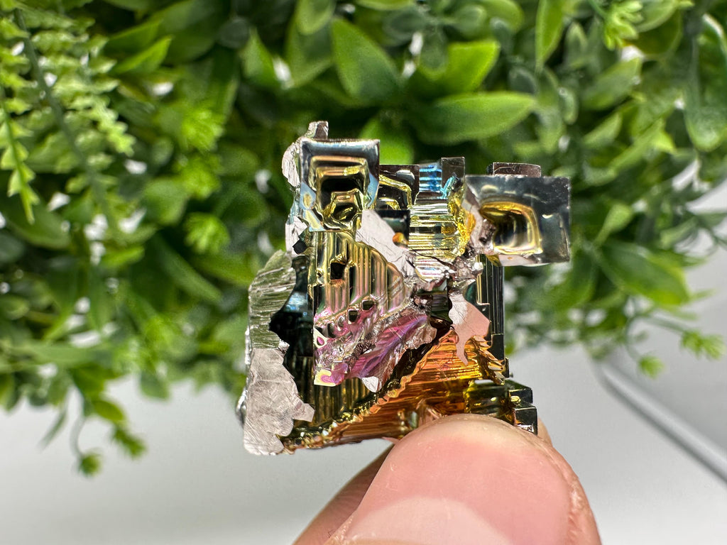 Rainbow Bismuth Crystal: Rare Gemstone Specimen,wholesale Bismuth