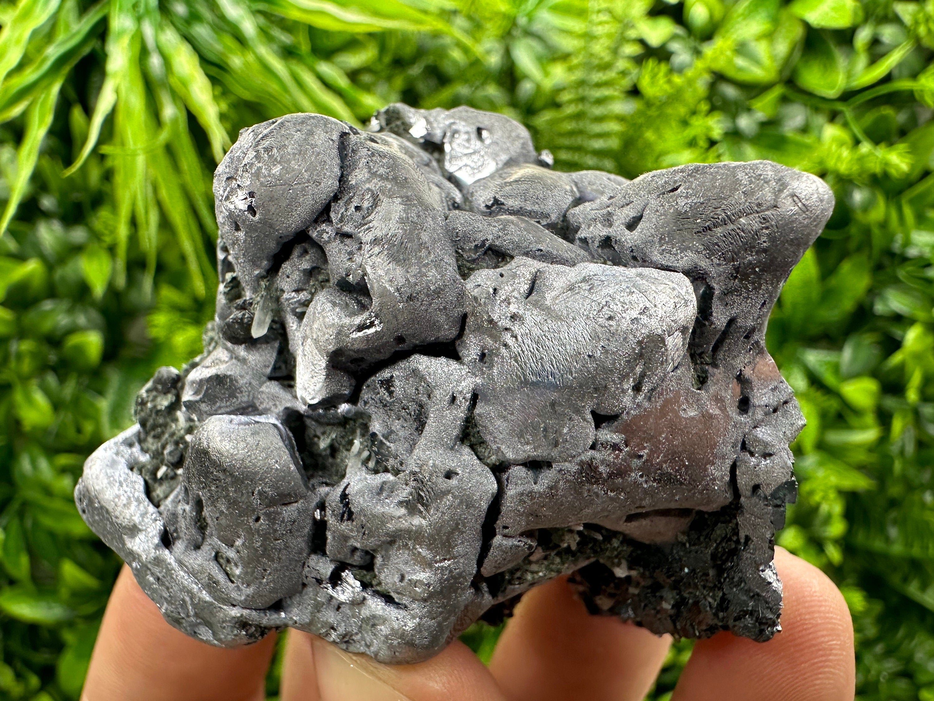Galena on Sphalerite and Quartz: Borieva Mine Crystal Decor