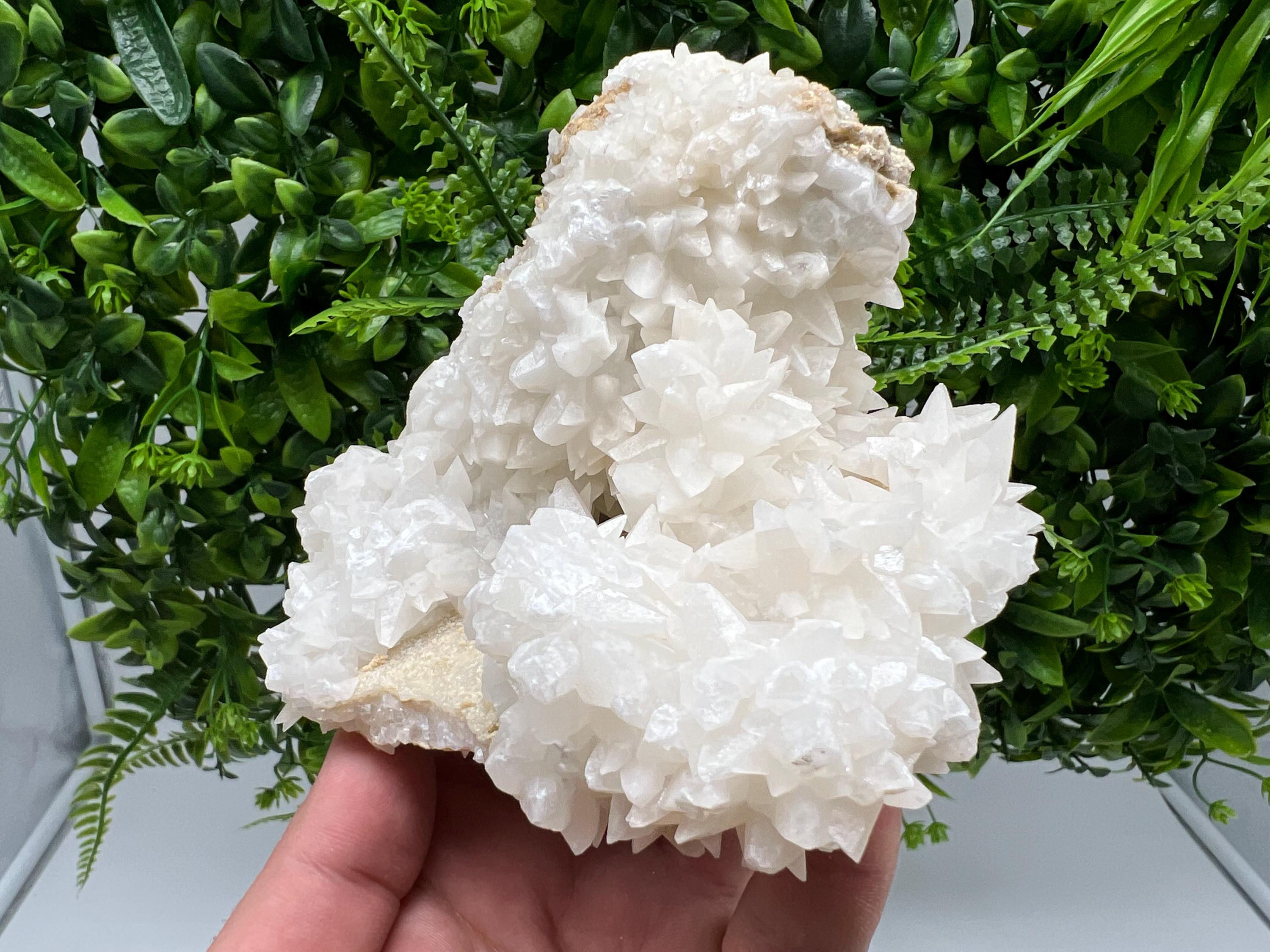 Calcite on Aragonite: Djurcovo Mine, Bulgaria Healing Crystal