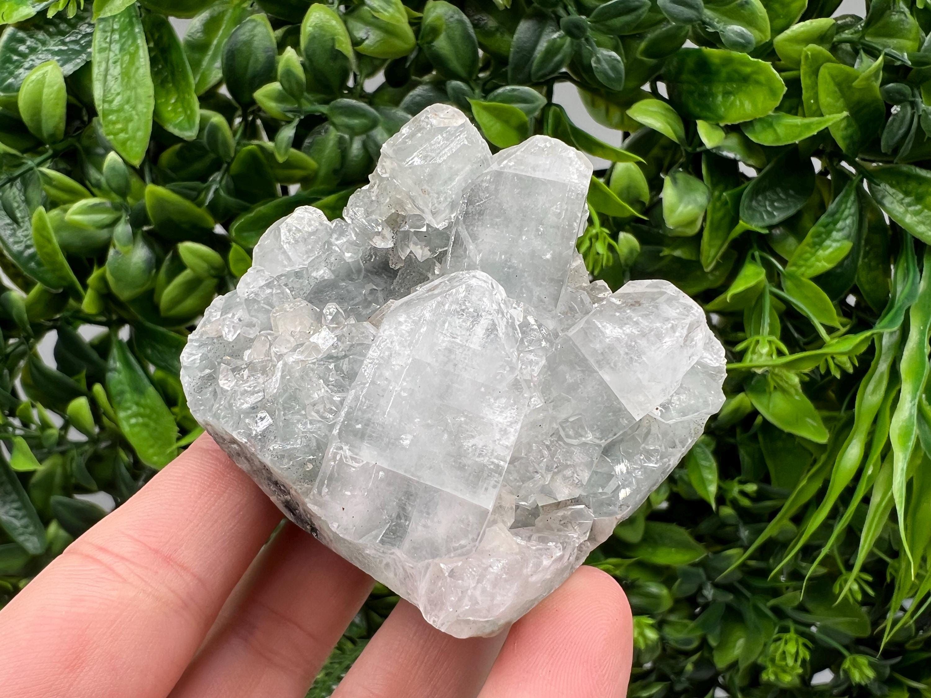 STUNNING Transparent Apophyllite on Chalcedony,natural, collection minerals specimen,India Minerals,Crystal, Stone Mineral Specimens India