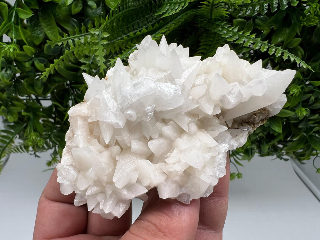 Calcite on Aragonite: Djurcovo Mine, Bulgaria Crystal