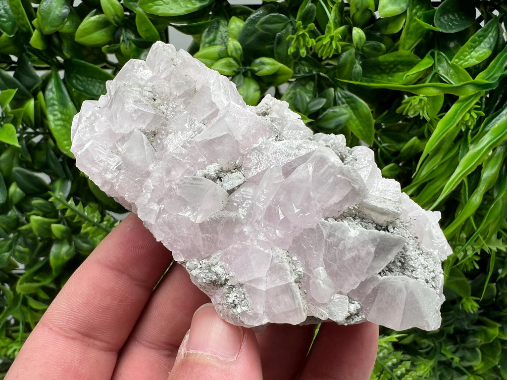 UV Reactive Mangano Calcite Crystal: Androvo Mine, Bulgaria