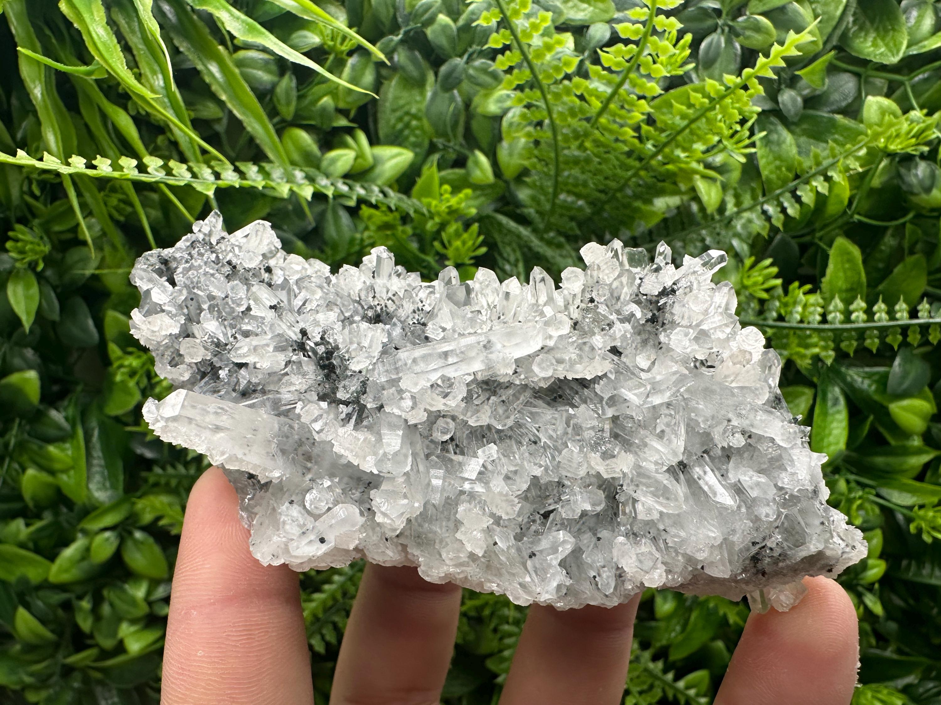 Transparent Quartz Cluster, Borieva Mine Crystal Specimen