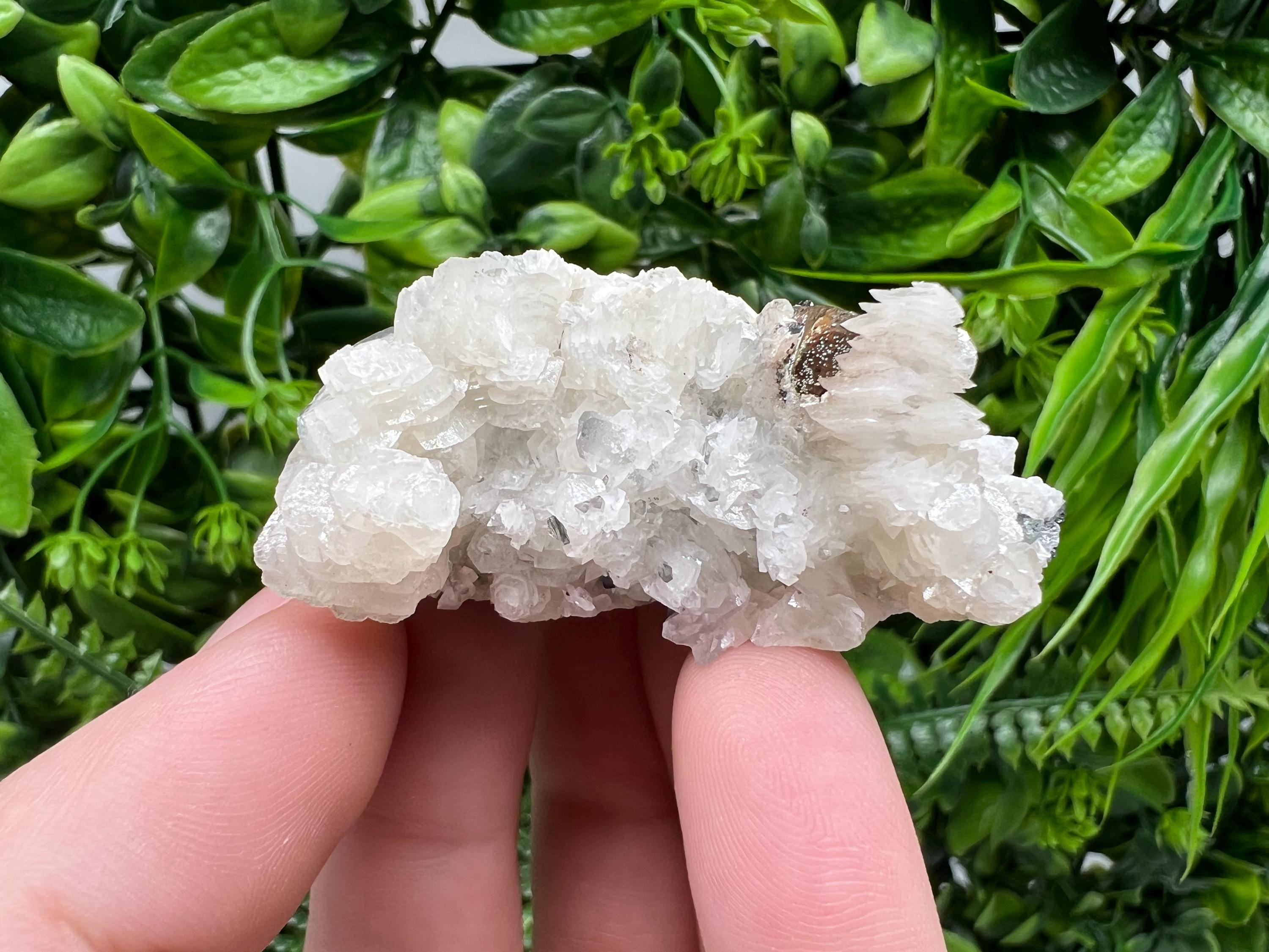 Calcite on Quartz Specimen, Borieva Mine, Madan Bulgaria