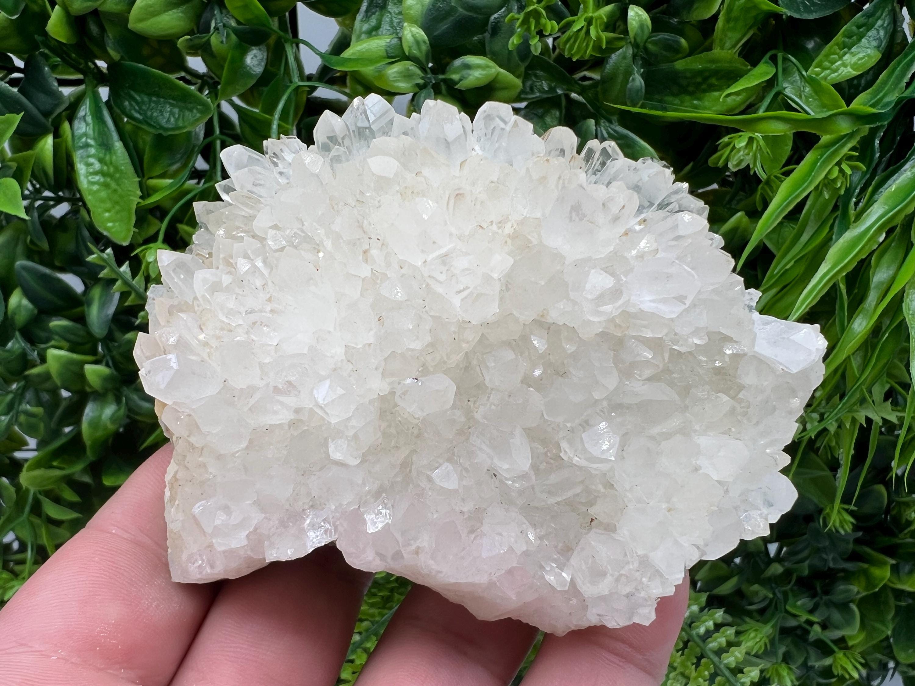 Limonite Quartz Cluster with Inclusions, Rare Crystal Mineral Gift