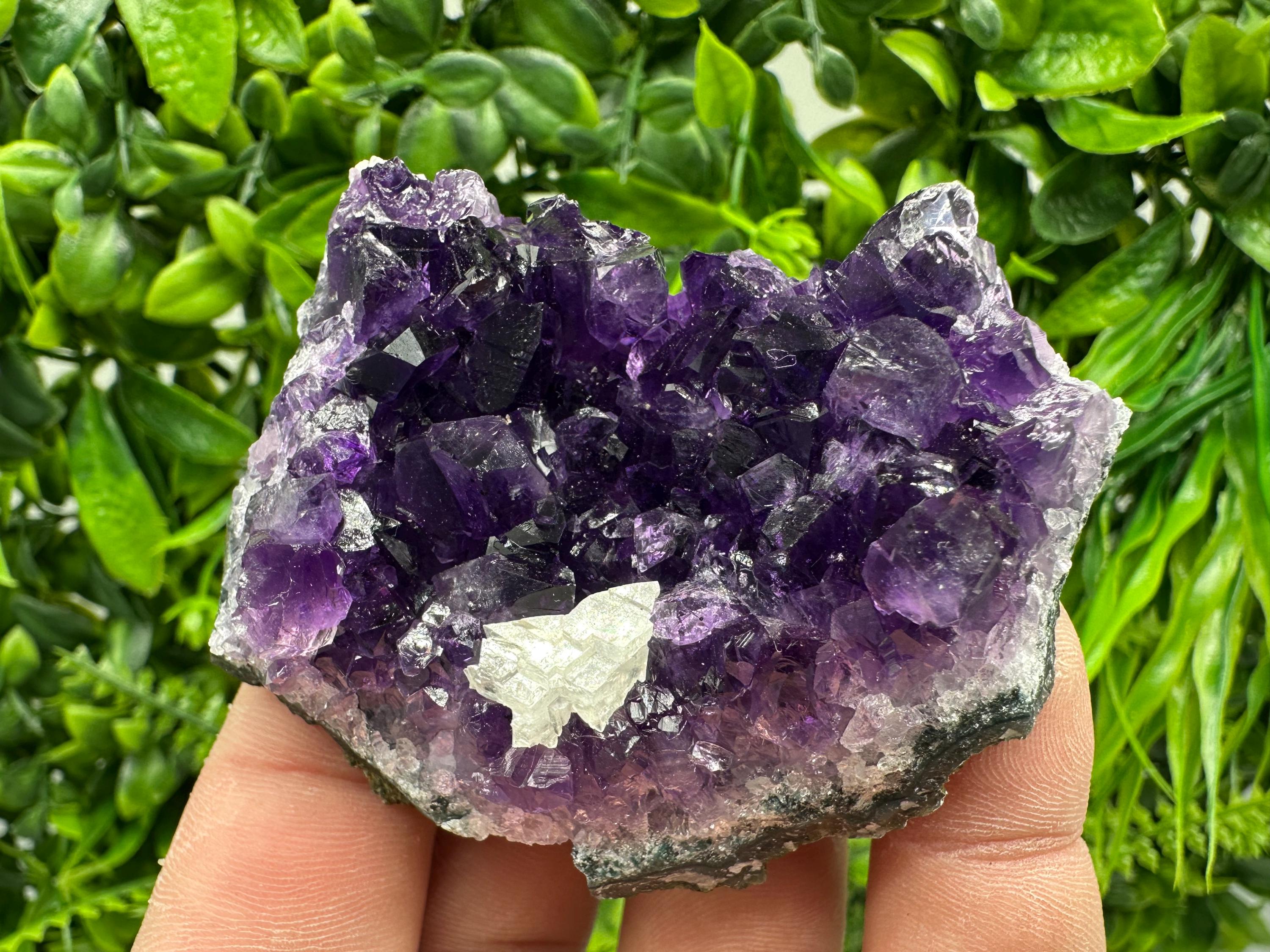 Purple Amethyst Crystal Cluster, Uruguay Home Decor, Energy Crystal