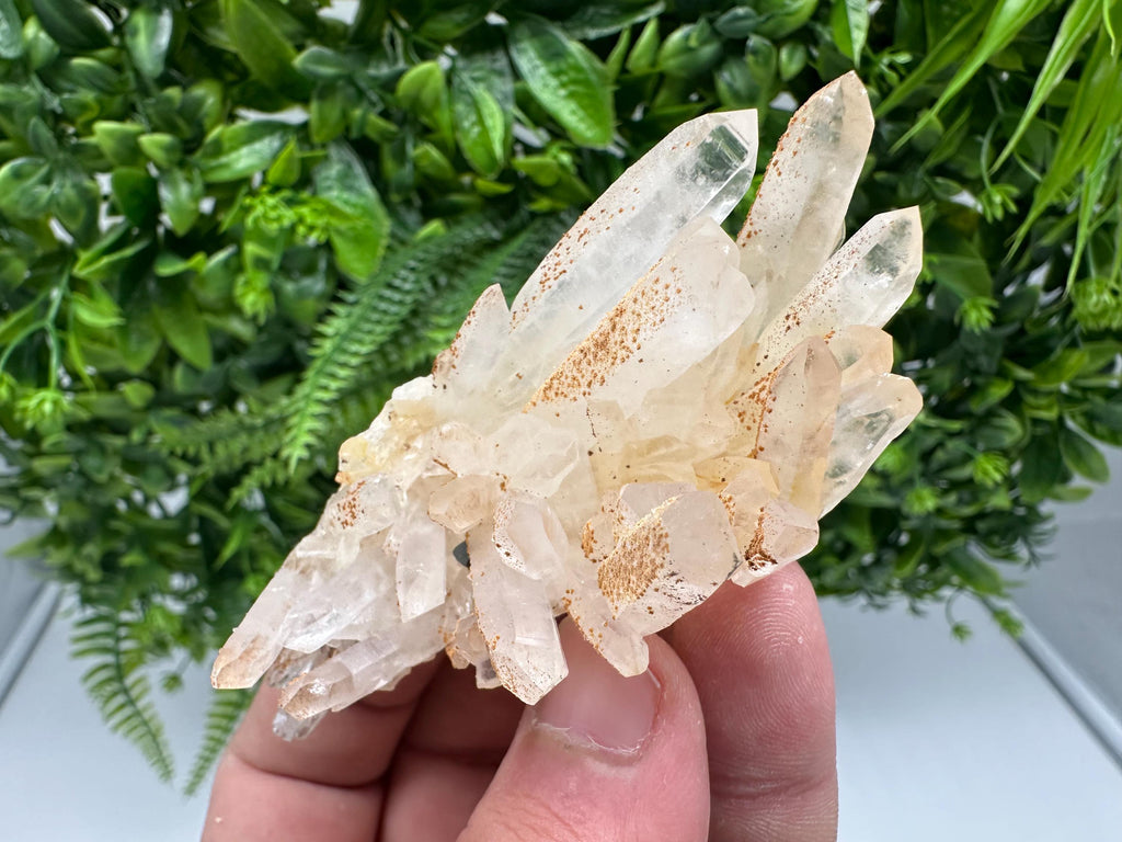 Transparent Quartz whit Siderite 9th September mine Bulgaria natural minerals souvenir crystal stone gift minerals collection rock