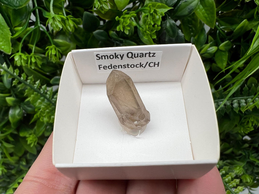 Rare Smoky Quartz Point, Fedenstock Switzerland Mineral Specimen (30MM)