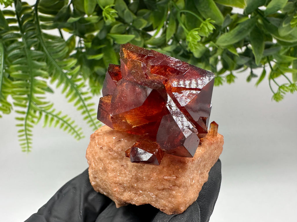 Orange-Brown Arcanite Mineral Specimen, Santa Ana Tin Mine