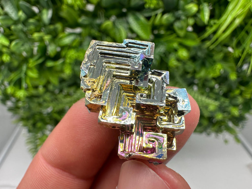 Rainbow Bismuth Crystal: Rare Gemstone Specimen,wholesale Bismuth