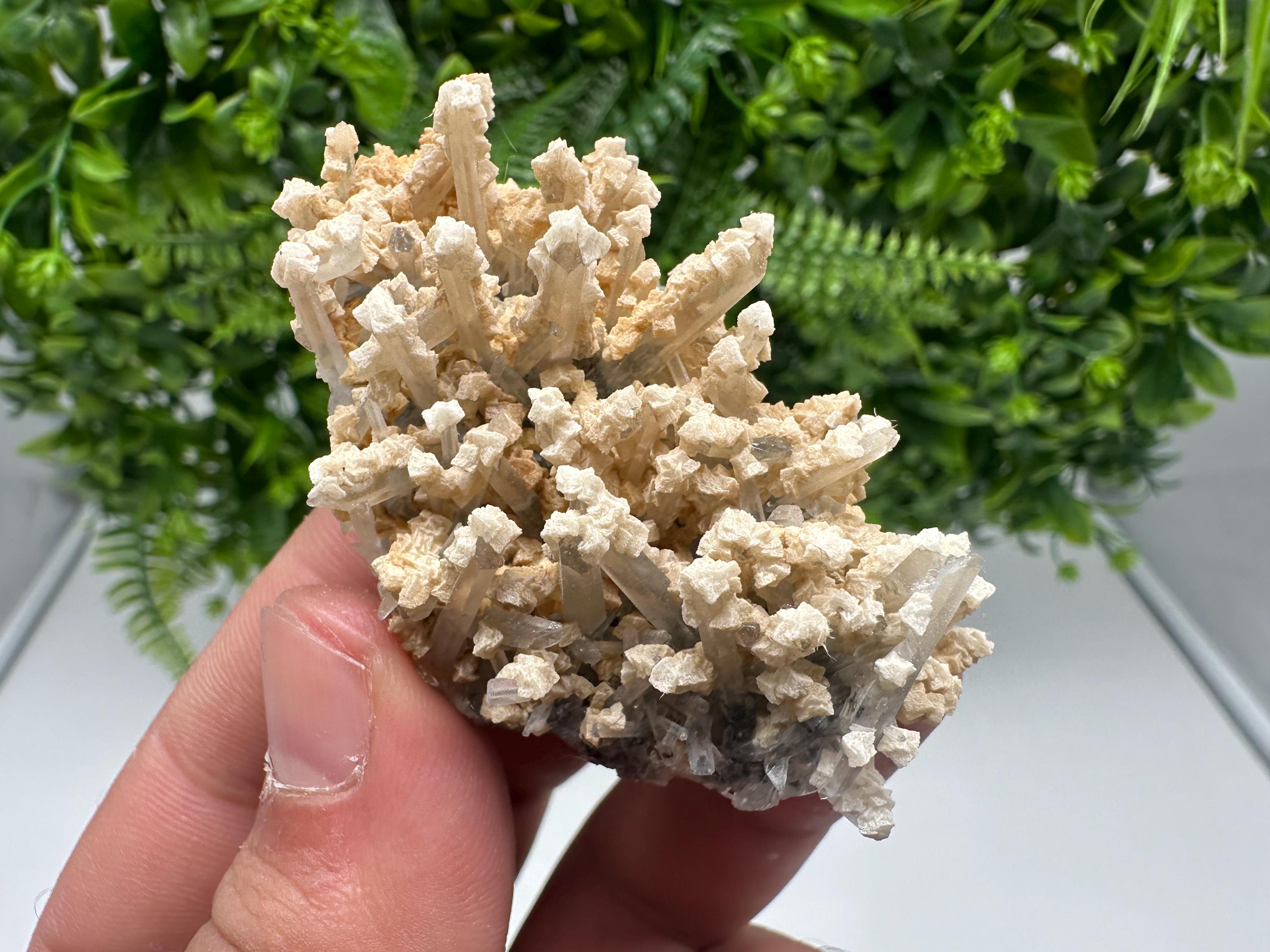 Quartz Calcite Chalcopyrite Specimen: Krushev Dol Mine, Bulgaria